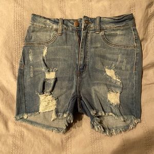 High waisted shorts